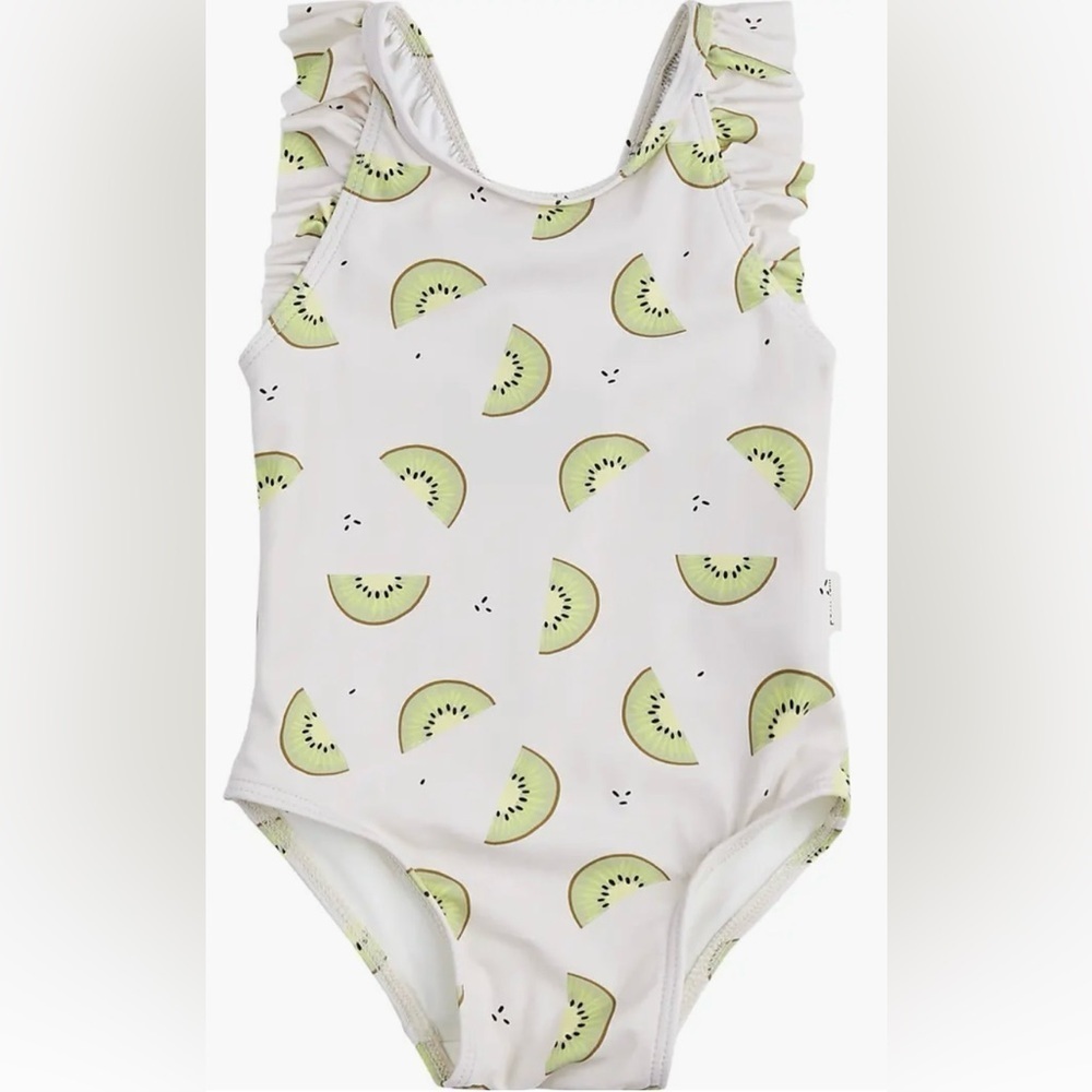 Petit Lem Baby Kiwi One-Piece Swimsuit- Size 3-6M